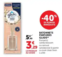 Super U Batonnets parfumes glade offre