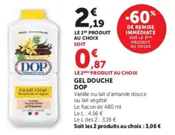 Super U Gel douche dop offre