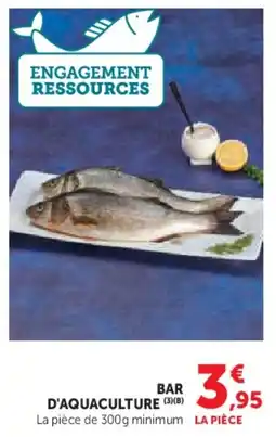 Super U Bar d'aquaculture offre