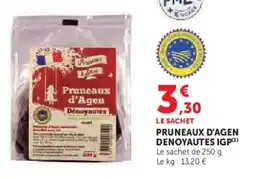 Super U Pruneaux d'agen denoyautes igp offre