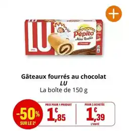 Coccimarket Lu - gâteaux fourrés au chocolat offre