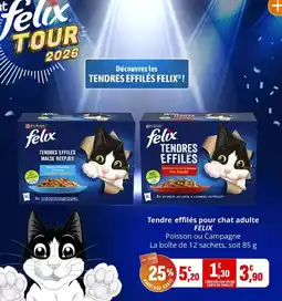 Coccimarket Felix - tendre effilés pour chat adulte offre