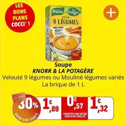 Coccinelle Express Knorr - soupe offre