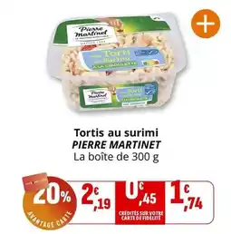 Coccinelle Express Pierre martinet - tortis au surimi offre