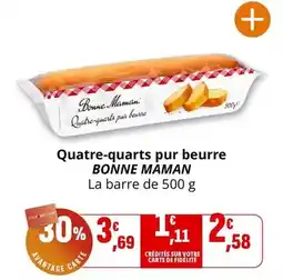 Coccinelle Express Bonne maman - quatre-quarts pur beurre offre