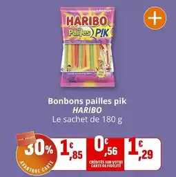 Coccinelle Express Haribo - bonbons pailles pik offre