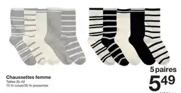 Zeeman Chaussettes femme offre