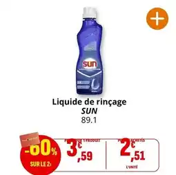 Coccinelle Supermarché Sun - liquide de rincage offre