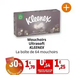 Coccinelle Supermarché Kleenex - mouchoirs ultrasoft offre