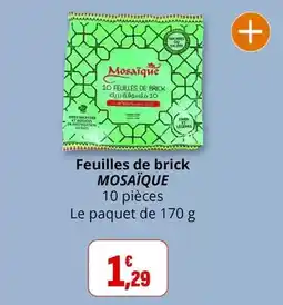 Coccinelle Express Feuilles de brick offre