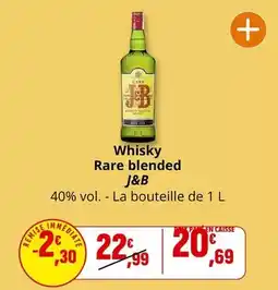 Coccinelle Express J&b - whisky rare blended offre