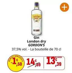 Coccinelle Express Gordon's - gin london dry offre