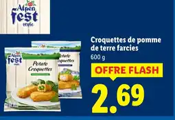 Lidl Croquettes de pomme de terre farcies offre