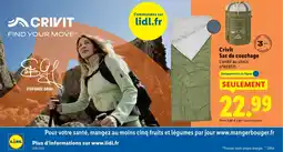 Lidl CRIVIT Sac de couchage offre