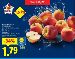Lidl Pomme bicolore offre