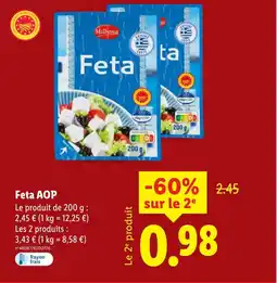 Lidl Feta AOP offre