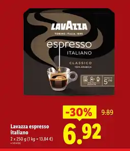 Lidl LAVAZZA espresso italiano offre