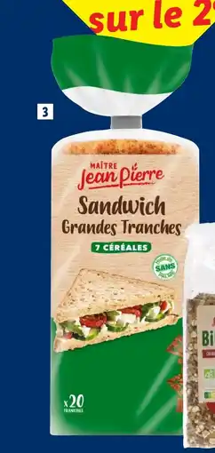 Lidl Pain de mie offre