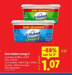 Lidl SAINT HUBERT omgea 3 offre