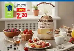 Lidl Gâche tranchée offre