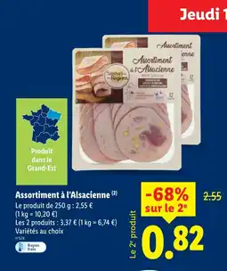 Lidl Assortiment à l'Alsacienne offre