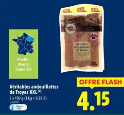 Lidl Véritables andouillettes de Troyes XXL offre
