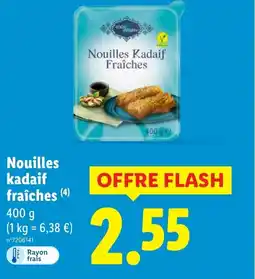 Lidl Nouilles kadaif fraîches offre