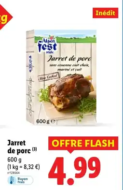 Lidl Jarret de porc offre