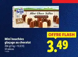 Lidl Mini bouchées glaçage au chocolat offre