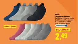 Lidl CRIVIT Socquettes de sport offre