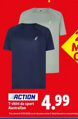 Lidl T-shirt de sport Australian offre