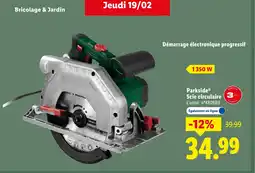 Lidl PARKSIDE Scie circulaire offre