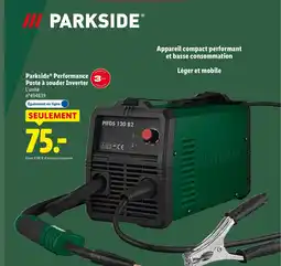 Lidl PARKSIDE Performance Poste à souder Inverter offre