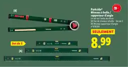 Lidl PARKSIDE Niveaux à bulle / rapporteur d'angle offre