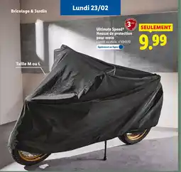 Lidl ULTIMATE SPEED Housse de protection pour moto offre
