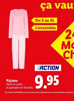 Lidl Pyjama offre