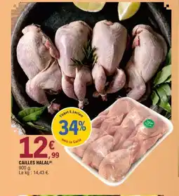 E.Leclerc Cailles halal offre