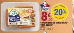 E.Leclerc ISLA DÉLICE Cordon bleu de dinde halal offre