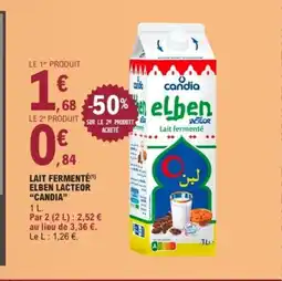 E.Leclerc CANDIA Lait fermenté elben lacteor offre