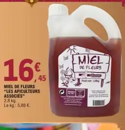 E.Leclerc LES APICULTEURS ASSOCIÉS Miel de fleurs offre