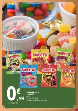 E.Leclerc SWEETO Bonbons halal offre