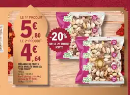 E.Leclerc PRO FRUIT Mélange de fruits secs grillés sans sel offre