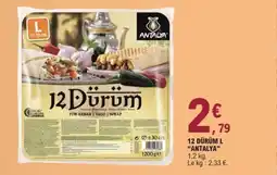 E.Leclerc ANTALYA 12 dürüm offre