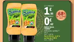 E.Leclerc SAMIA Sauce halal offre