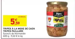 Intermarché Hyper TRIPES PAILLARD Tripes à la mode de caen offre