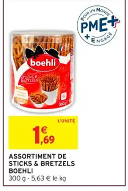 Intermarché Hyper BOEHLI Assortiment de sticks & bretzels offre