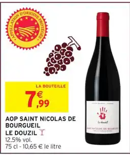 Intermarché Hyper NICOLAS DE BOURGUEIL Aop saint offre