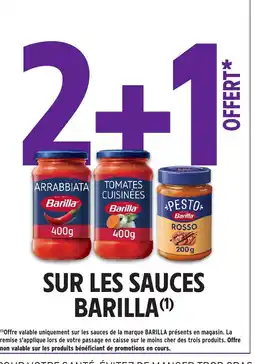 Intermarché Hyper BARILLA Sur les sauces offre