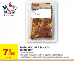 Intermarché Hyper Poitrine fumée sans os terroirs offre