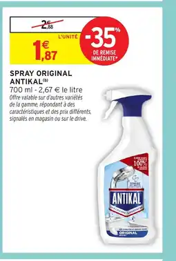Intermarché Hyper ANTIKAL Spray original offre